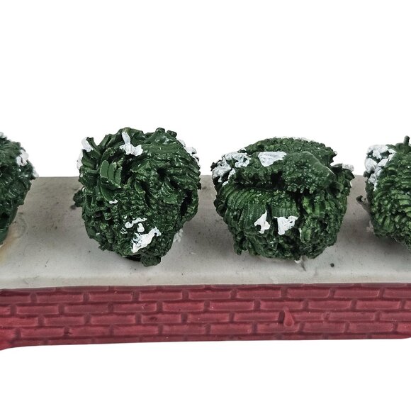 Lemax Dickensvale Porcelain Brick Wall Set of 6 1992 Christmas Village Decor - Picture 9 of 10